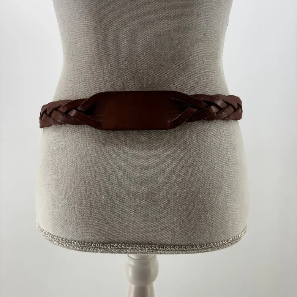 Liz Claiborne Belt Women's Braided Boho Weaved Y2K